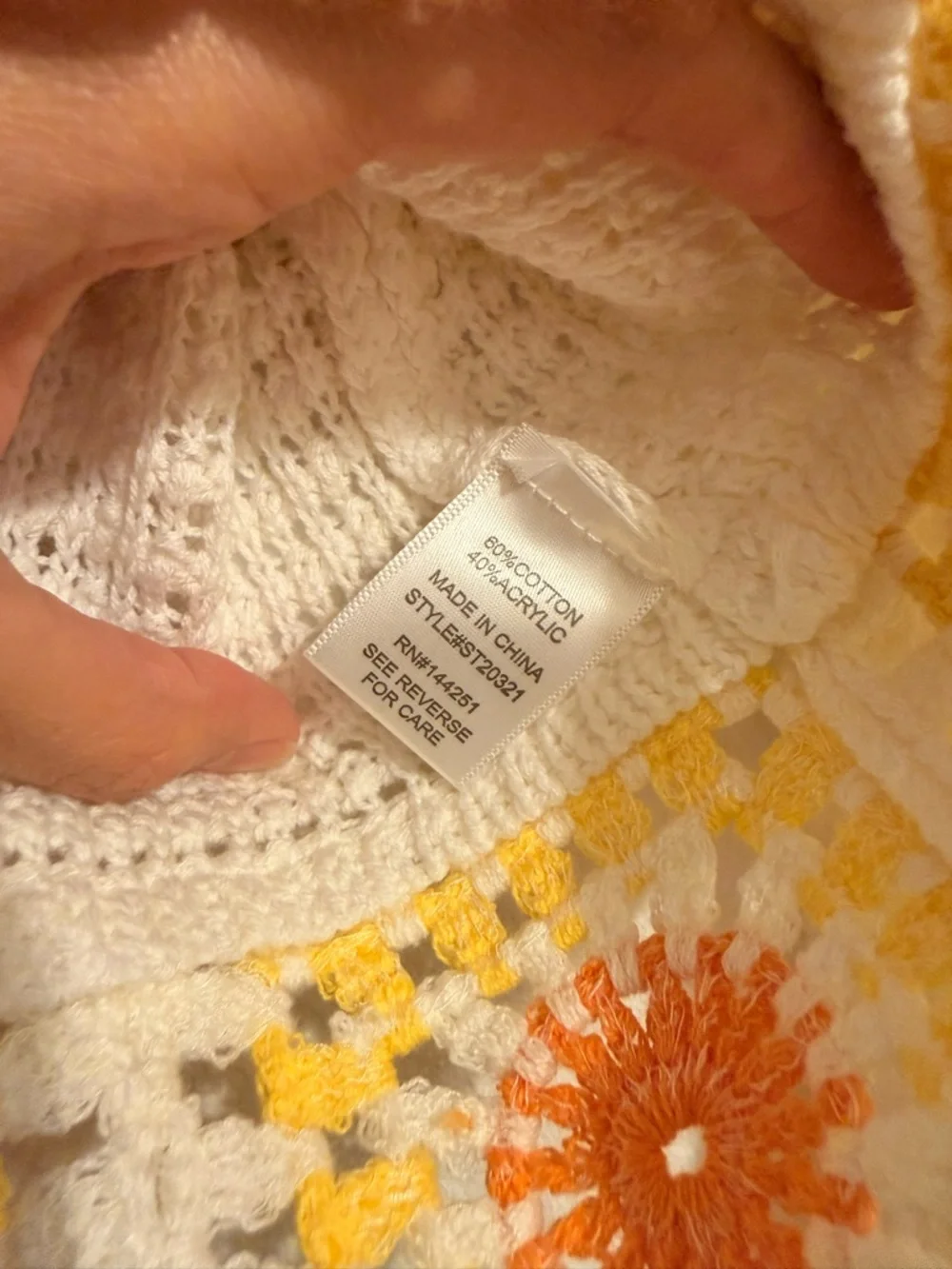 NWOT Crochet Long Sleeve